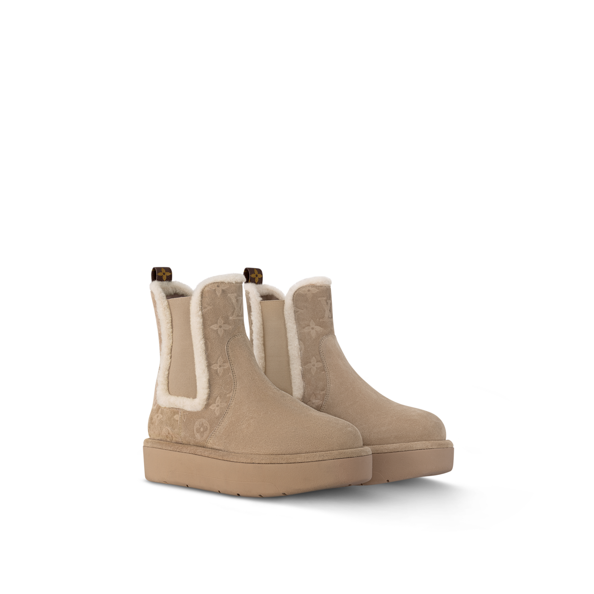 Louis fashion vuitton boots white